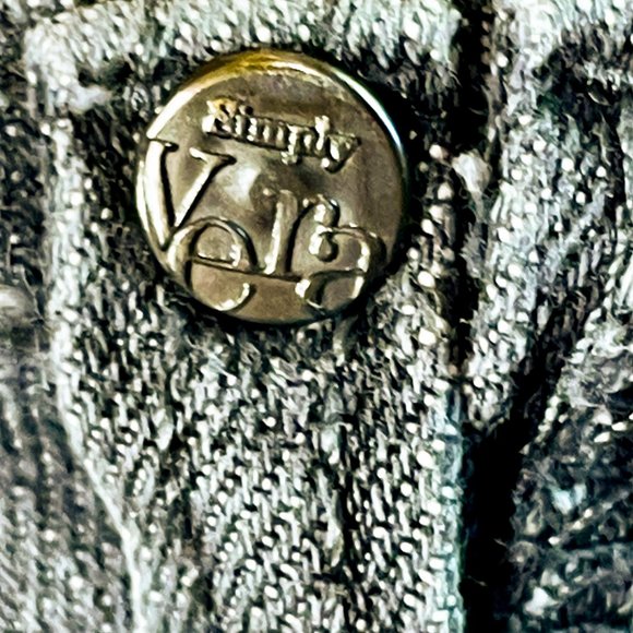 ▪️SIMPLY VERA▪️Mid Rise Gray Denim Bootcut Jeans - Picture 7 of 11